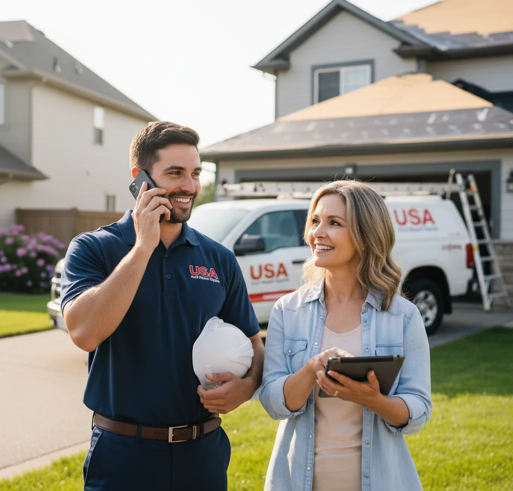 USA Roof Repair Experts customer support in Bayfield
